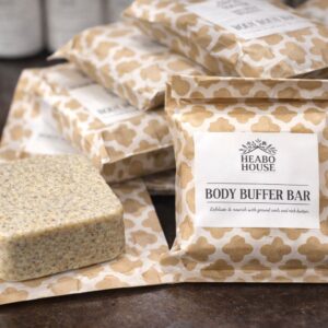 Exfoliating buffer bar