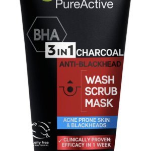Garnier Pure Active Intensive 3 In 1 Charcoal Anti-blackhead Wash Scrub Mask 50ml