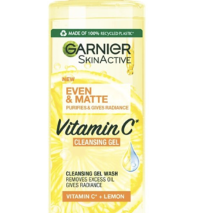 Garnier SkinActive Even and Matte Vitamin C Cleansing Gel Wash 400 ml