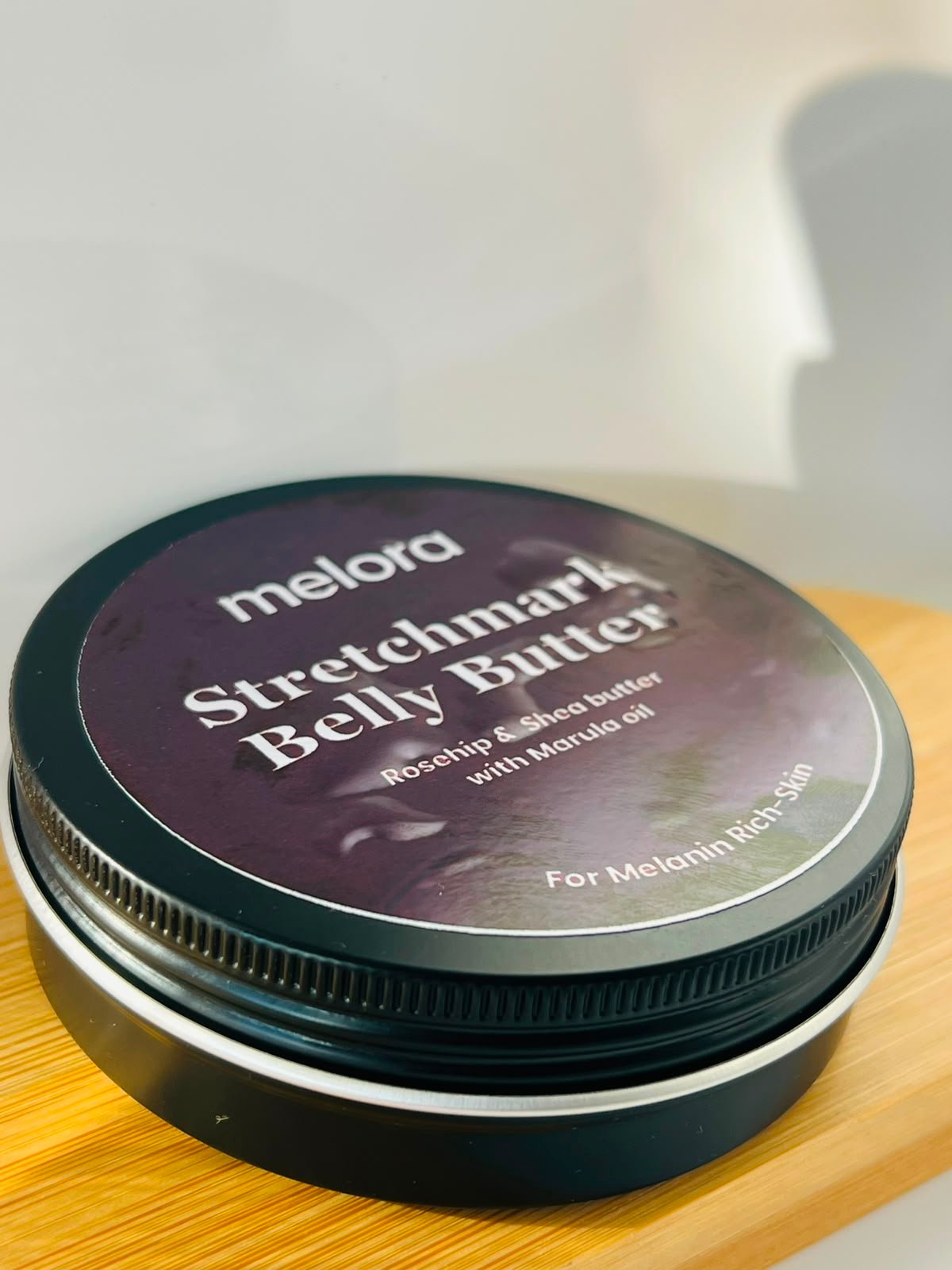 Whipped stretchmark belly butter